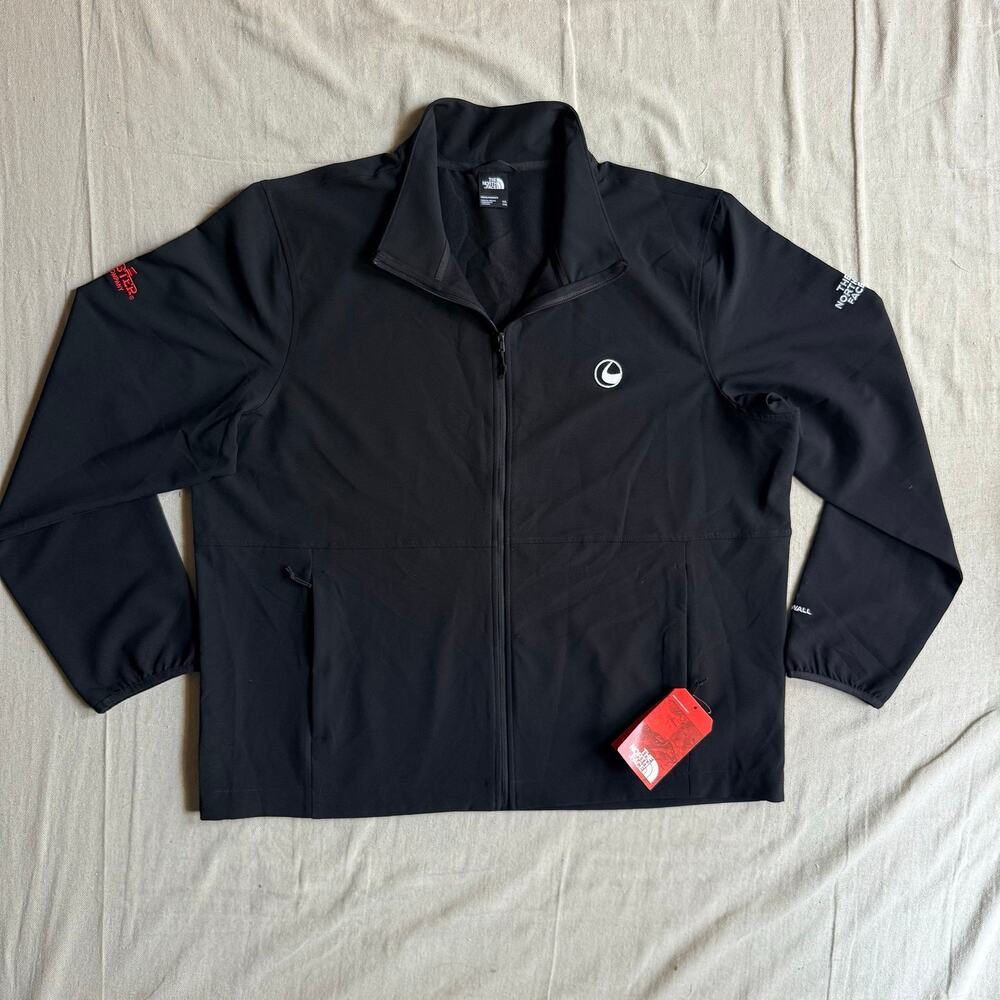 New The North Face Jacket Men's XXL Edge Stretch Soft Shell Black Full Zip TNF